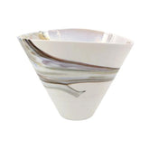 Yalos Murano Intarsio Avorio Crystal Bowl