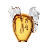 Dragonfly Tea Golden Glass Vase