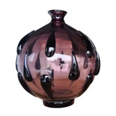 Decorative Sculpted Glass Vase