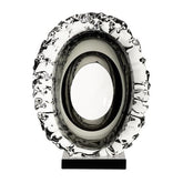 Concentric Cloud Decorative Art Glass Vase