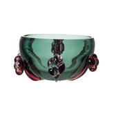 Lake Green Art Glass Centerpiece Bowl