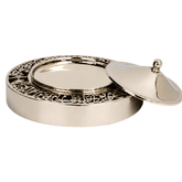 Sun Cover Arabic Calligraphy Serving Platter & Centrepiece Box – Silver