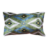Silk Velvet Cushion Cover - Green