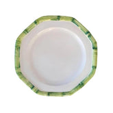 Les Ottomans Ceramic Plates Bamboo Collection – Green