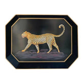 Tiger Hand Painted Iron Tray