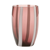 Zafferano Gessato Drinking Glass Set – Amethyst