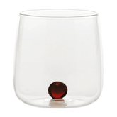 Zafferano Bilia Glass Tumbler Set – Amber Ball