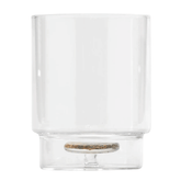 Zafferano Teca Terrazzo Glass Tumbler Set – Black/Amber