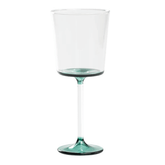 Zafferano Discobolo Wine Glasses – Clear & Green