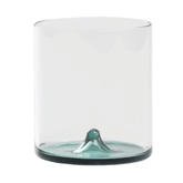 Zafferano Discobolo Glass Tumblers – Clear & Green