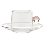Zafferano Bilia Coffee Cup & Saucer Set – Pink Ball