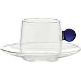 Zafferano Bilia Coffee Cup & Saucer Set – Blue Ball
