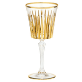 Gold Crystal Wine Flute Glasses
