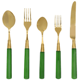 Emerald Green Cutlery Set – 5 Piece