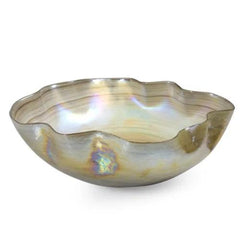 Yalos Murano Damasco Smoked Ivory Intarsio Bowl