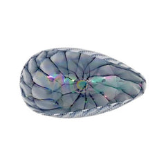 Yalos Murano Shell Piccola Intarsio Bowl - Ivory & Turquoise