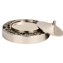 Sun Cover Arabic Calligraphy Serving Platter & Centrepiece Box – Silver