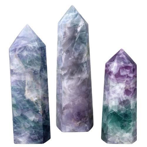 Natural Tone Marble Stone Crystal Point Set