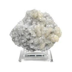 Natural Stone Crystal Cluster on Acrylic Stand