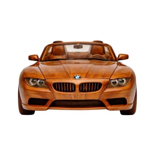 BMW Z4 Wooden Model Car