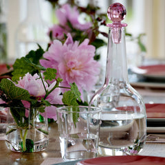 Zafferano Bilia Glass Bottle – Pink Cap