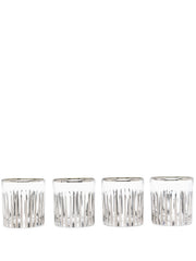Les-Ottomans Glass Tumblers – Platinum