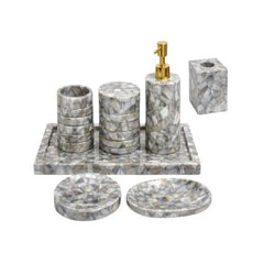 Stone D3 Bathroom Accessories Set – 6 Pieces