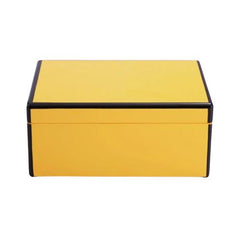 Decorative Storage Box – Black & Yellow
