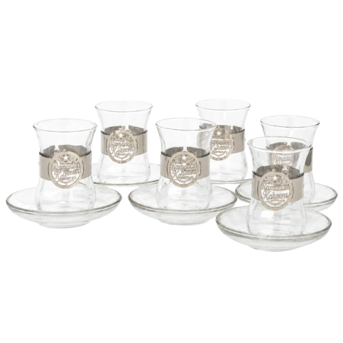 Ramadan Kareem Tea Set – 6 Cups & Saucers