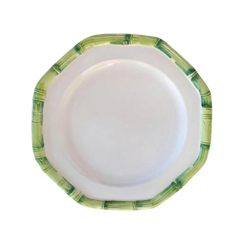 Les Ottomans Ceramic Plates Bamboo Collection – Green