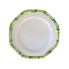 Les Ottomans Ceramic Plates Bamboo Collection – Green