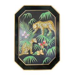 Les Ottomans Hand Painted Iron Tray