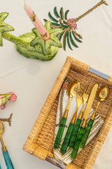 Emerald Green Cutlery Set – 5 Piece
