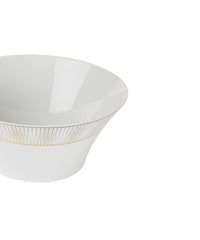 Spal Porcelains Glint Salad Bowl with Gold Lines