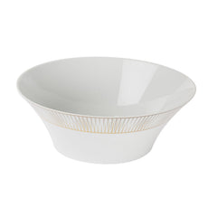 Spal Porcelains Glint Salad Bowl with Gold Lines