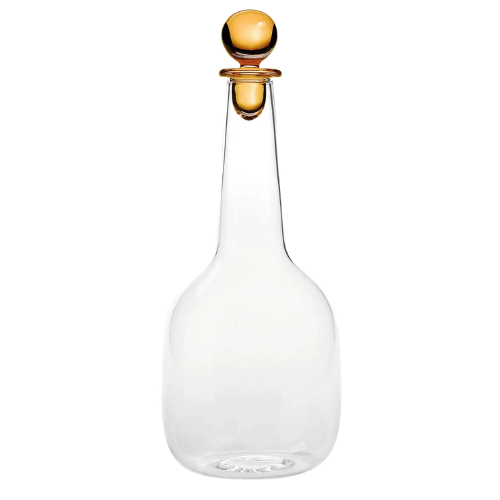 Zafferano Bilia Glass Bottle –  Golden Yellow Cap