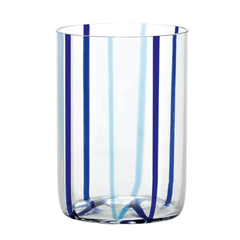 Zafferano Tirache Glass Tumblers Set – Aquamarine & Blue