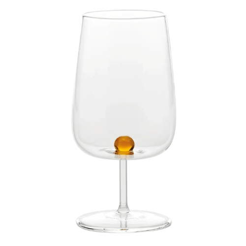 Zafferano Bilia Glass Goblets Set – Golden Yellow