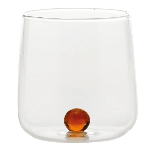 Zafferano Bilia Glass Tumbler Set –  Golden Yellow