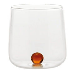 Zafferano Bilia Glass Tumbler Set –  Golden Yellow