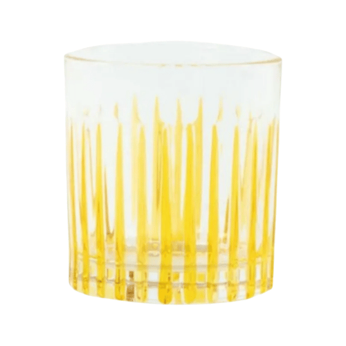 Murano Crystal Glass Tumblers – Yellow