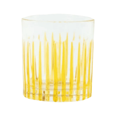Murano Crystal Glass Tumblers – Yellow
