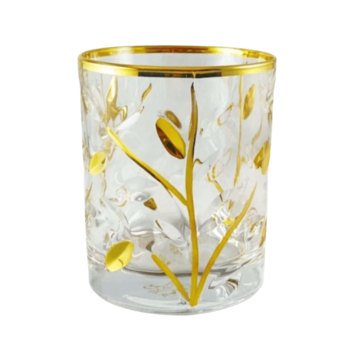 Gold Crystal Glass Tumblers