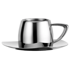 Large Double-Layered Cup and Saucer