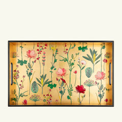 Les Ottomans Floral Lacquered Tray
