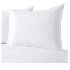 SHERIHAN Pure Egyptian Cotton Duvet Cover Set – White