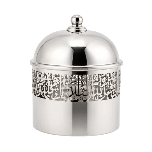 Queen Arabic Calligraphy Incense Burner – Silver