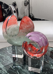 The Twilight Echoes Artistic Glass Sculpture