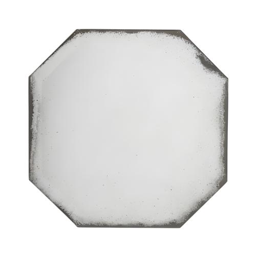 Octo Silver Mirror Placemat Octagonal Glass Charger