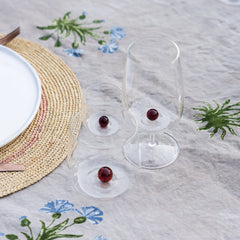 Zafferano Bilia Glass Tumbler Set – Amber Ball
